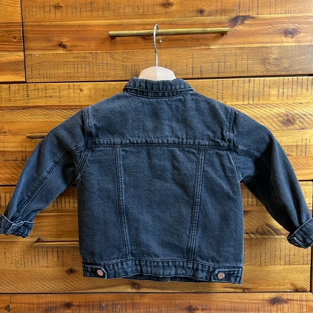 Zara Baby Dark Gray Denim Jacket